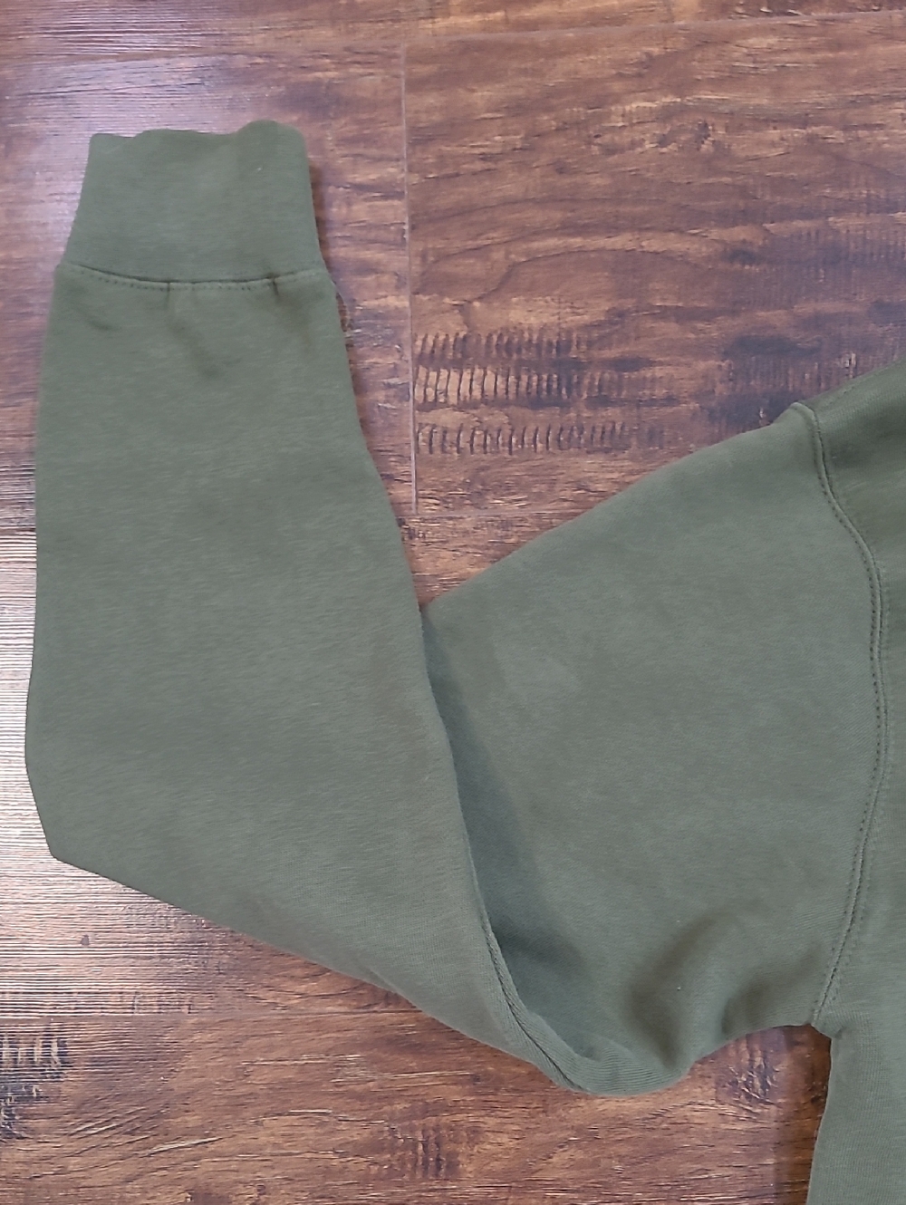 Stance Olive Green Pullover Hoodie with Floral Graphic Heavy Weight Size Small - Picture 4 of 12